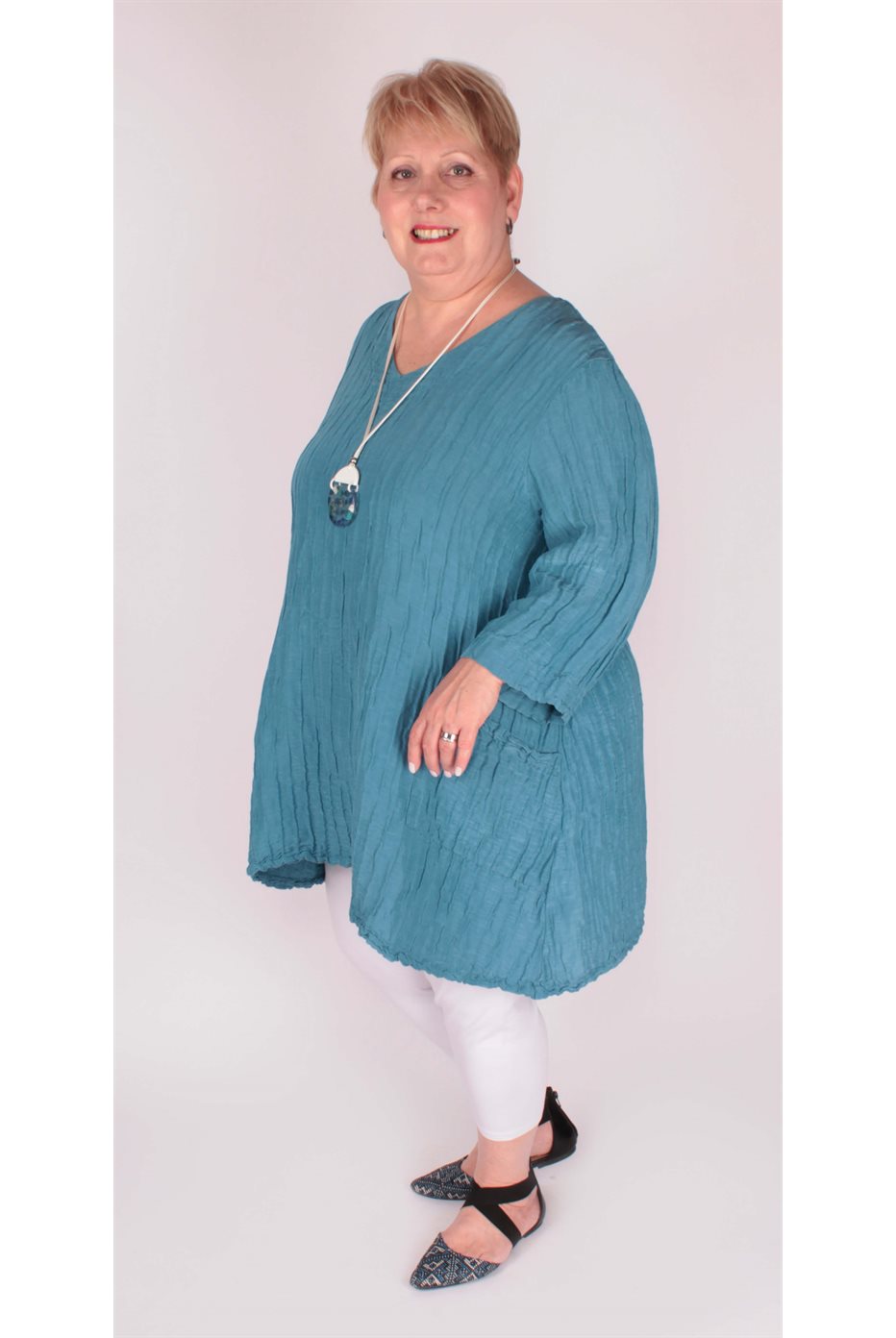 Tunique Soie Lin Denim